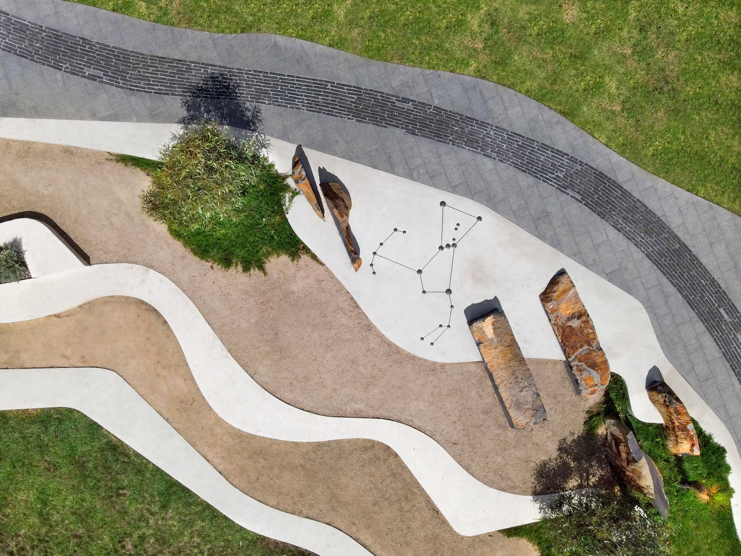 Earth & Sky Forecourt, Sunbury — by Orchard
