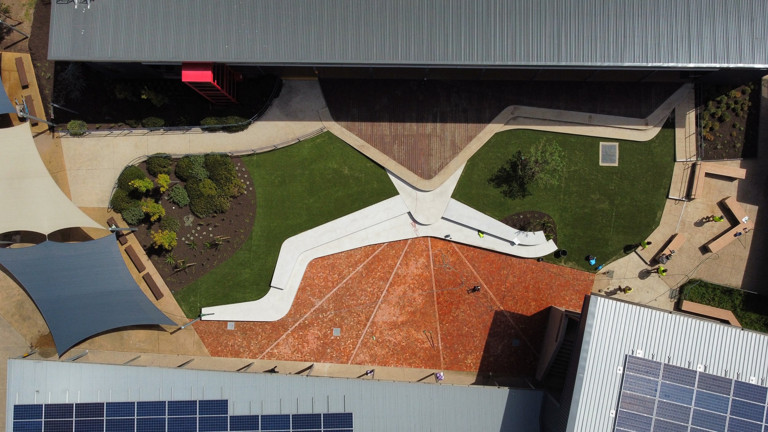 Aquinas Courtyard, Caroline Springs — by Orchard