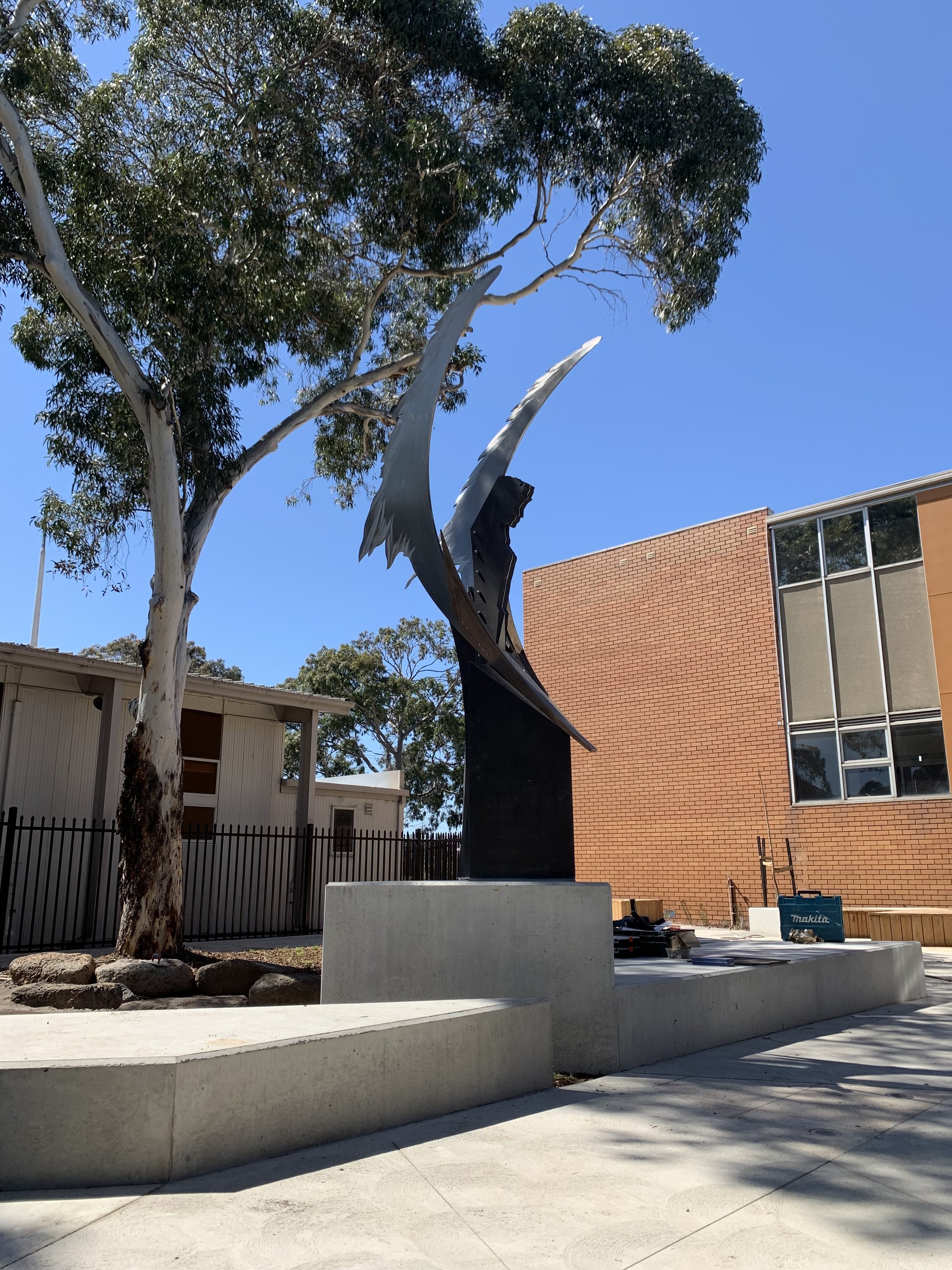 Angel Sculpture — view 3